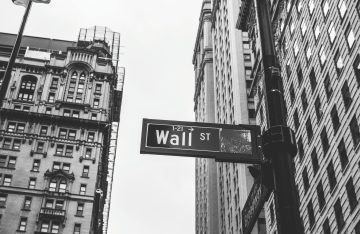 Wall Street Straßenschild New York