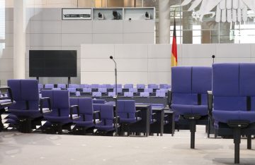 Bundestag Sitze Saal zum Artikelthema Wahlkampf 2017