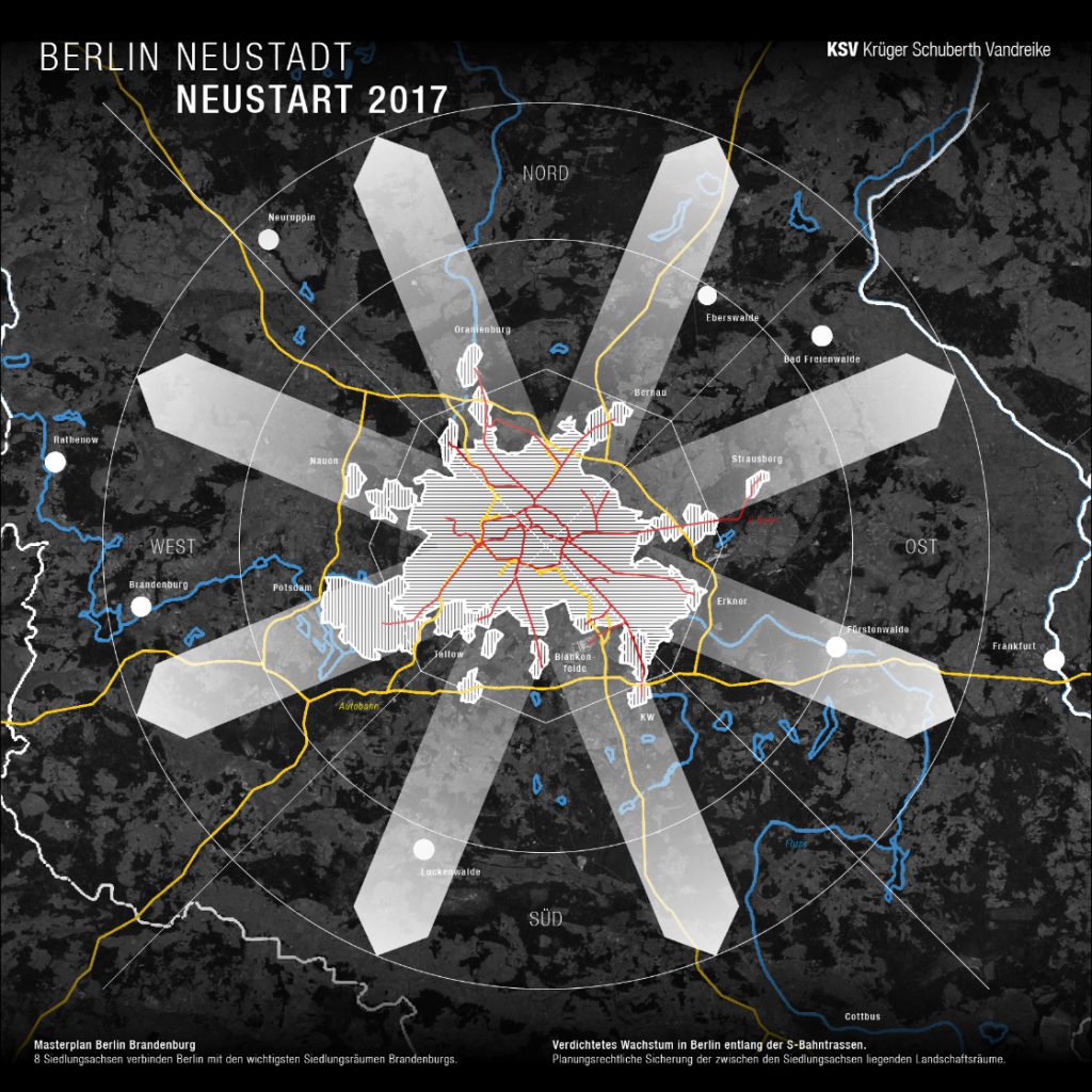 BDA Werk zur Zukunft, Stadtentwicklung Berlin: NEUSTART 2017 von KSV Krüger Schubert Vandreike